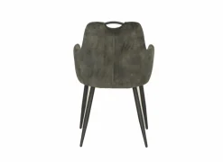 Kuipstoel 58,5x53x87,5cm - stof - mosgroen
