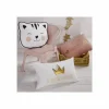 Kussen Girl Kids 50x30cm - katoen - roze wit