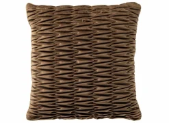 Kussen Halina 43x43cm - stof - coca mocha