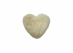 Kussen Hart 40x45cm - stof - bleached sand