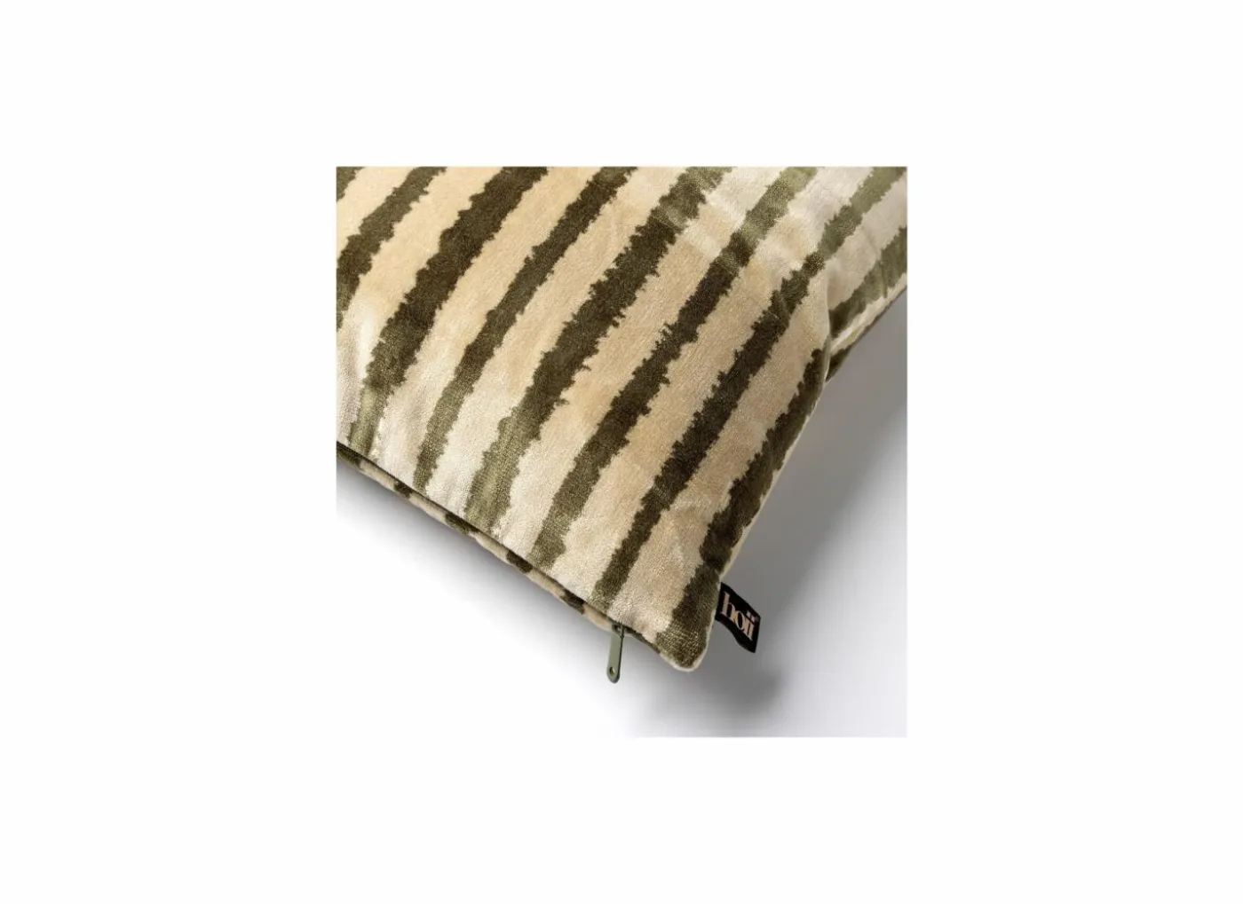 Kussen Lorenzo 45x45cm- stof - military olive