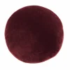 Kussen Marshmallow  Ø40cm - stof - pomegranate