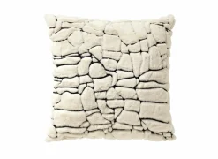 Kussen Rodin 45x45cm - polyester - tofu