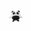 Kussen Squishy Pandastic Ø13cm - stof - zwart/wit
