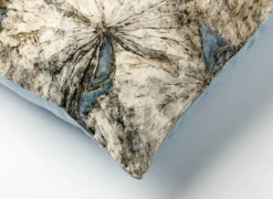 Kussen Tobias 45x45cm - polyester - sterling blue