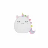 Kussen Unicorn 33x30cm - stof - wit