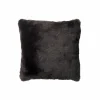 Kussen Zaya 60x60cm - stof - zwart