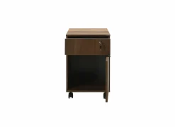 Ladeblok Meradi 41x41x61cm - melamine - oslo walnut met slot