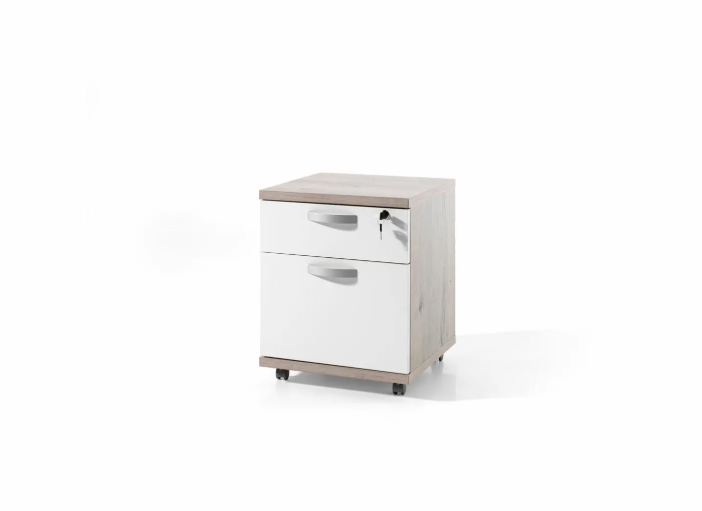 Ladeblok Turbo1 49x48x59cm - melamine - herfst eik & wit