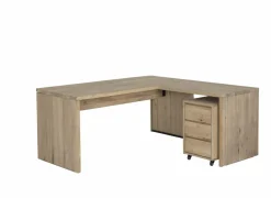 Ladeblok Yoda 44x53x66cm - eik massief & fineer & decor - naturel