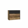 Ladekast Jabim 100x42x80cm - decor - alpine picea & zwart