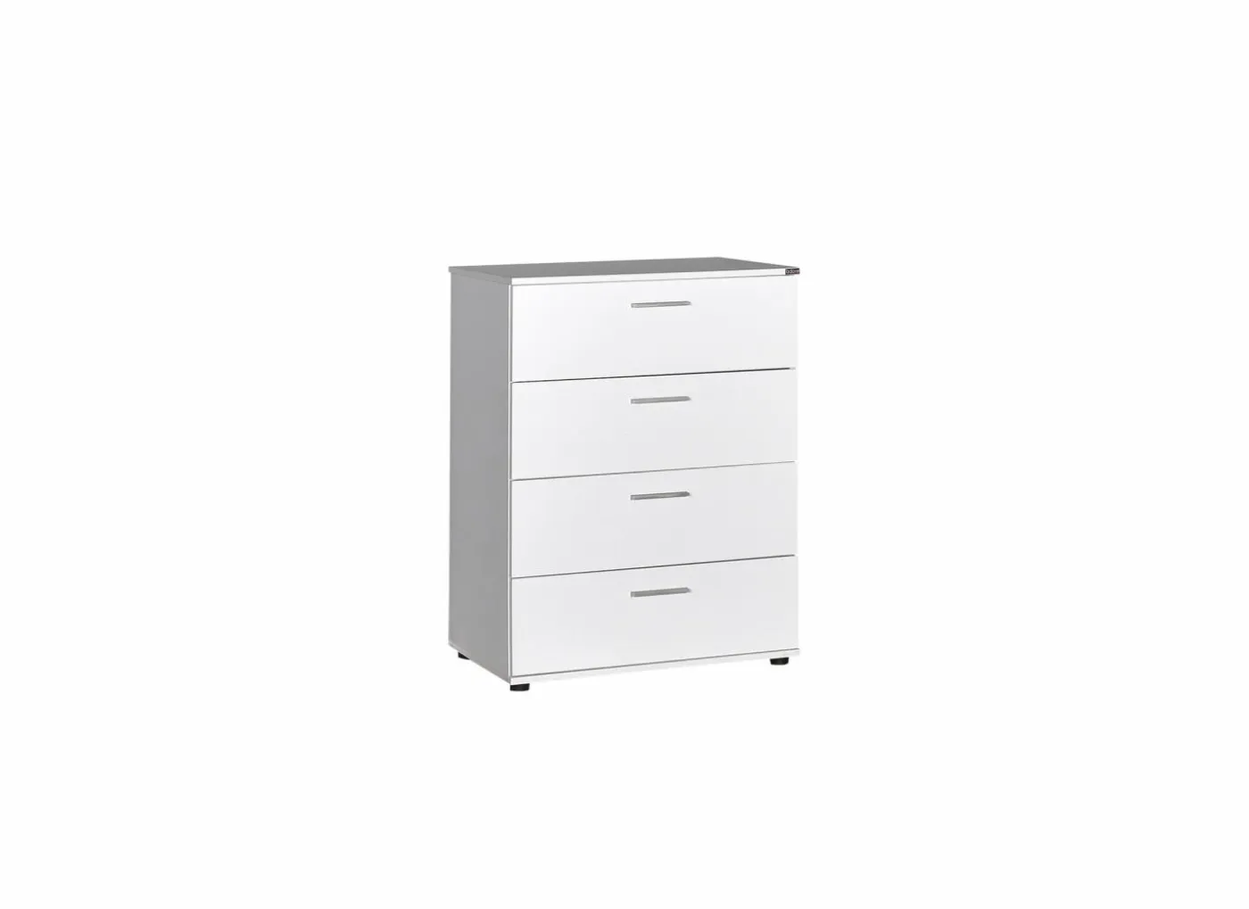Ladekast Komodo 73x44x96cm - melamine - wit