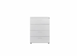 Ladekast Komodo 73x44x96cm - melamine - wit