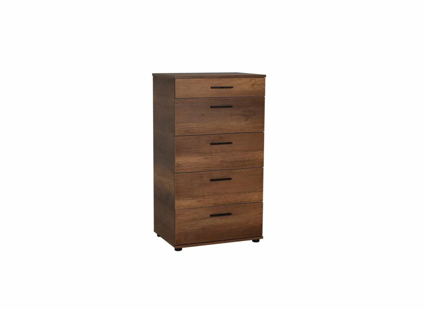 Ladekast Komodo 60x44x108cm - melamine - walnoot