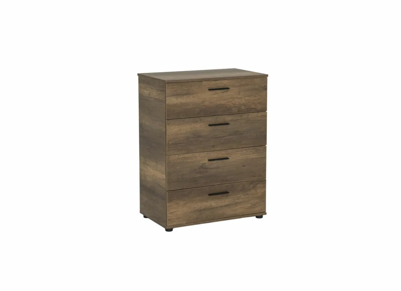 Ladekast Komodo 73x44x96cm - melamine - walnoot