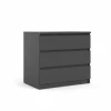 Ladekast Naia 77x50x71cm - MDF - zwart