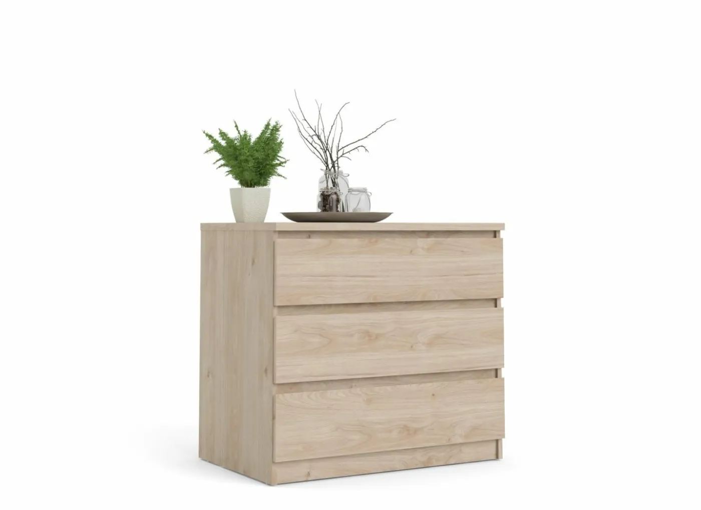 Ladekast Naia 77x50x71cm - MDF - jackson hickory
