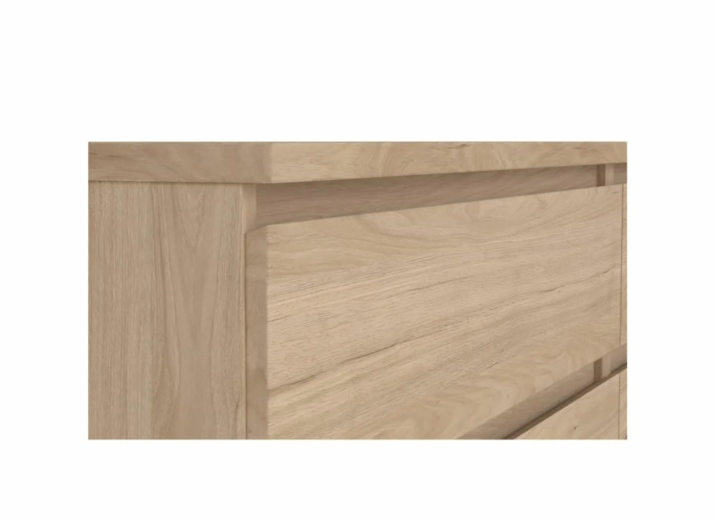 Ladekast Naia 154x50x71cm - melamine - jackson hickory