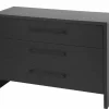 Ladekast Rosie 110x46x76cm - melamine - nox zwart