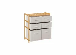Ladekast Tidy 66x33x78,5cm - bamboe - naturel