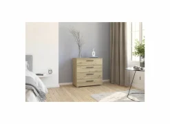 Ladekast 80x81x42cm - decor - artisanale eik