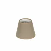 Lampenkap Ø13cm taupe