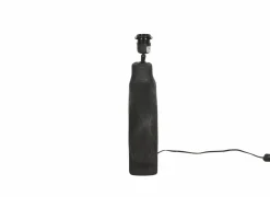 Lampenvoet E27 H30cm - hout - metaal