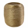 Lantaarn Ayla Ø20x19cm - metaal - goud