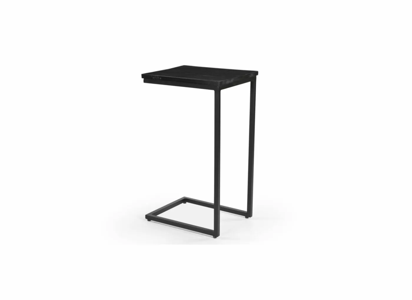 Laptoptafel Feline 40x33cm - mango massief - zwart