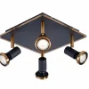 LED spot met 4 spots 5W GU10