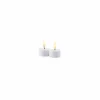 Ledkaars Sille Rechargeable wit set van 2