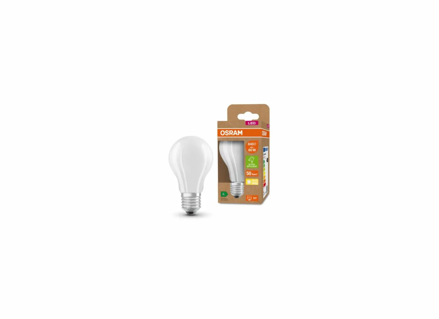 Ledlamp Classic 3,8W E27