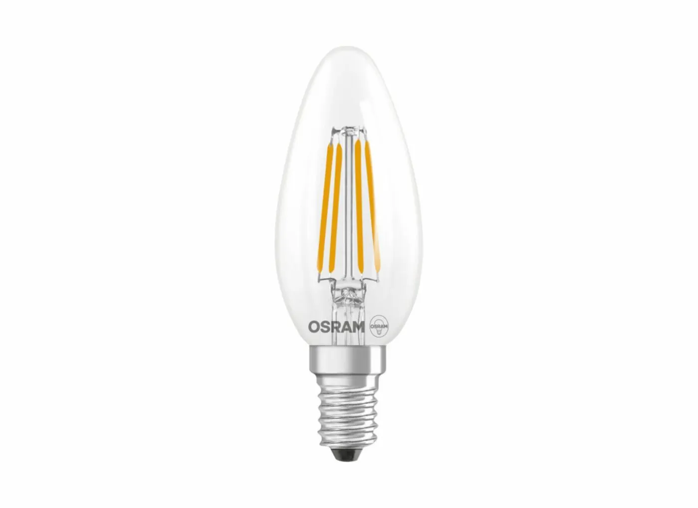 Ledlamp Kaars 3,4W E14 2 stuks