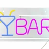 Ledlamp Neon Bar 42x22cm - kunststof - multicolor