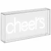 Ledlamp Neon 23x13cm - kunststof - wit