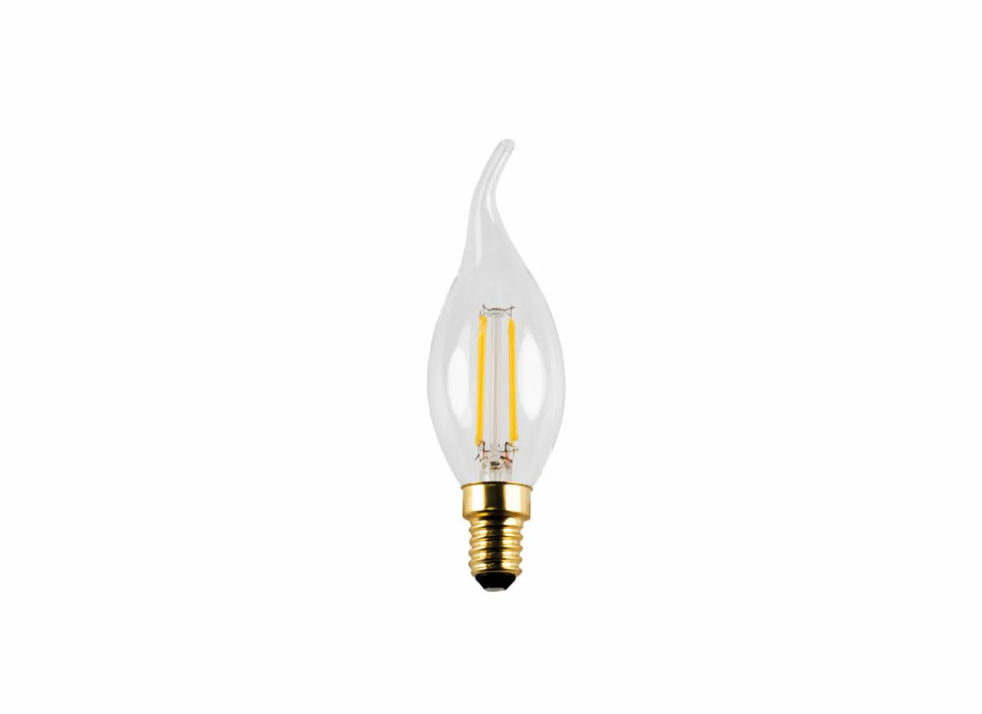 Ledlamp vlam 4W E14