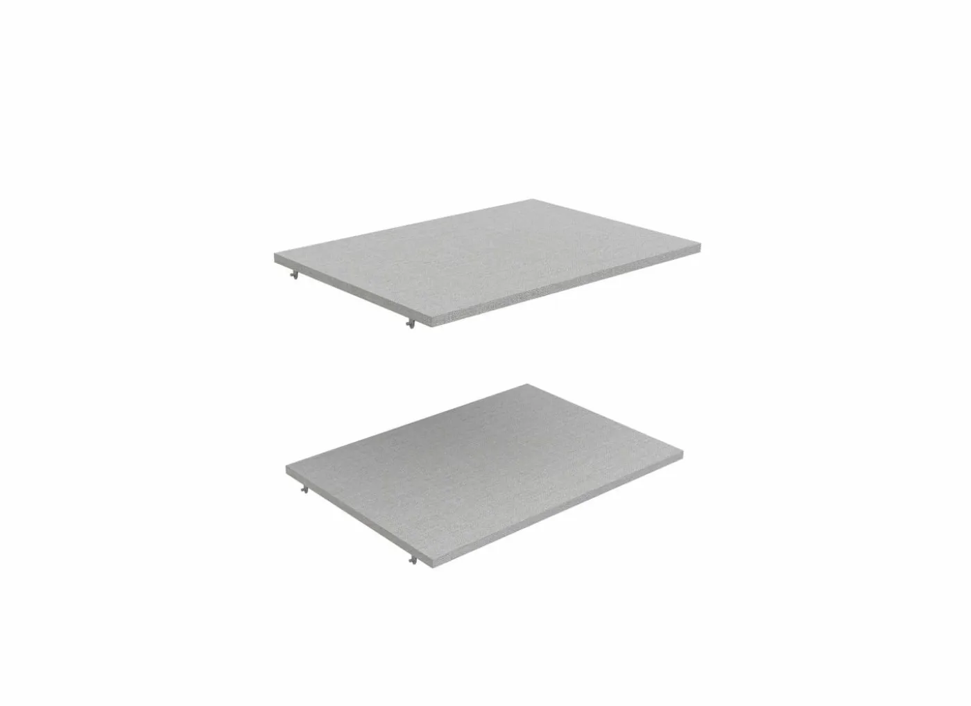 Legplank Ghost 56cm - decor - grijs - set van 2