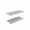 Legplank Ghost 87cm - decor - grijs - set van 2