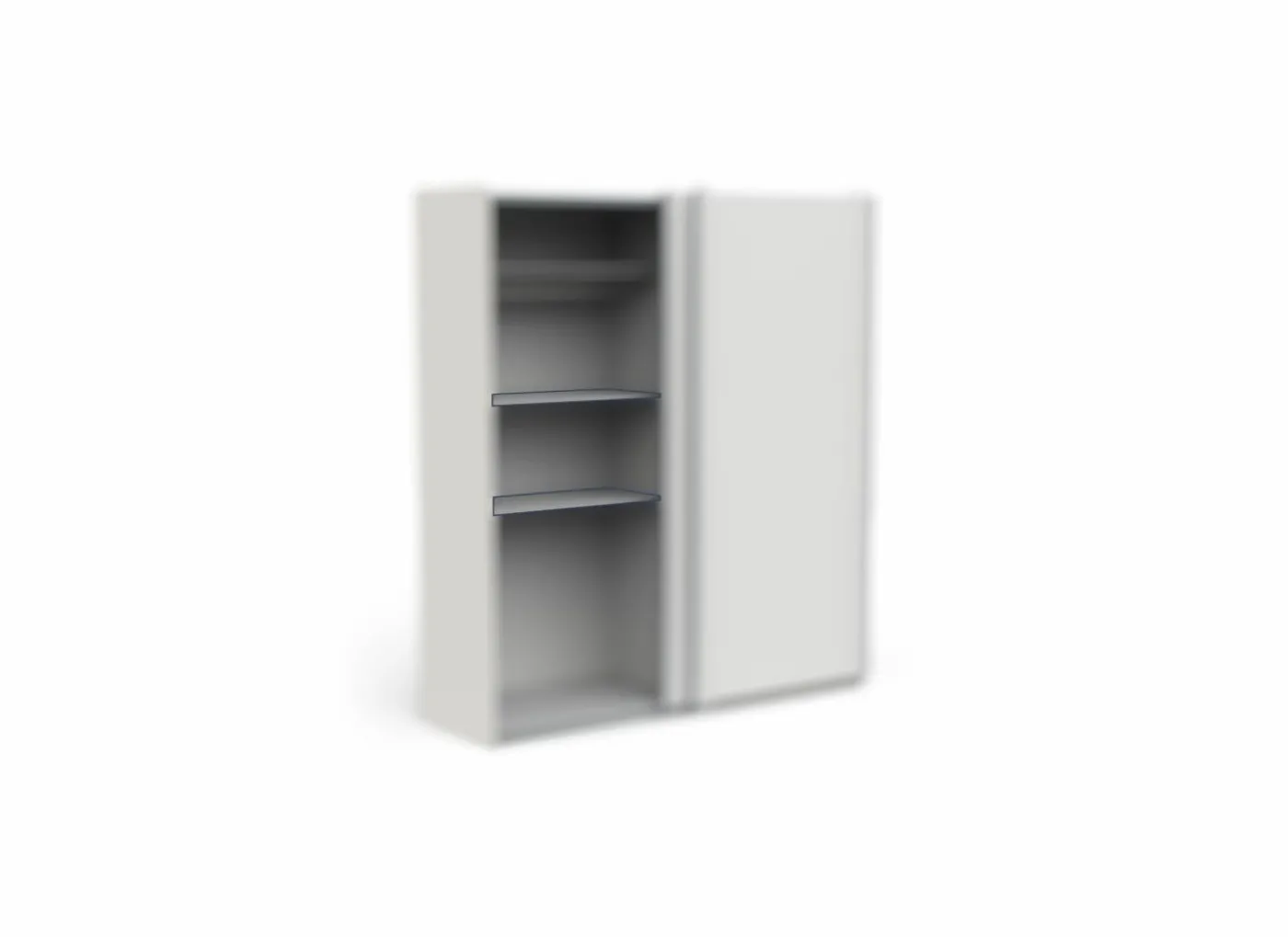 Legplank Ghost 87cm - decor - grijs - set van 2