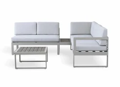 Loungeset Tonale aluminium polywood - greige