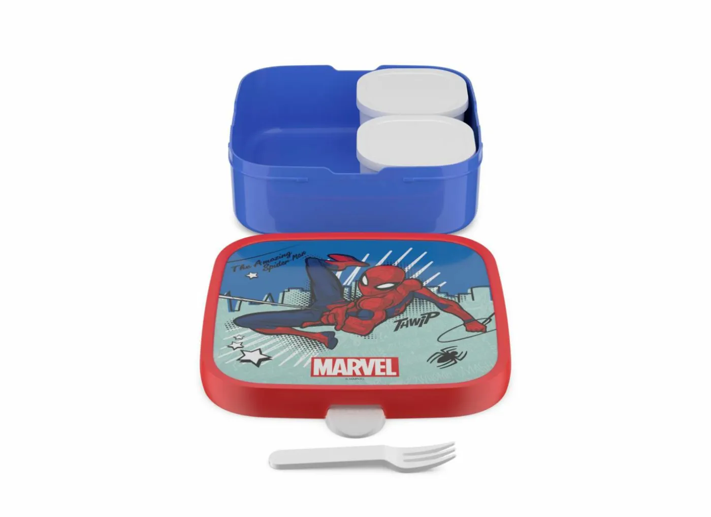 Lunchbox Bento groot Campus 1250ml - kunststof - spiderman