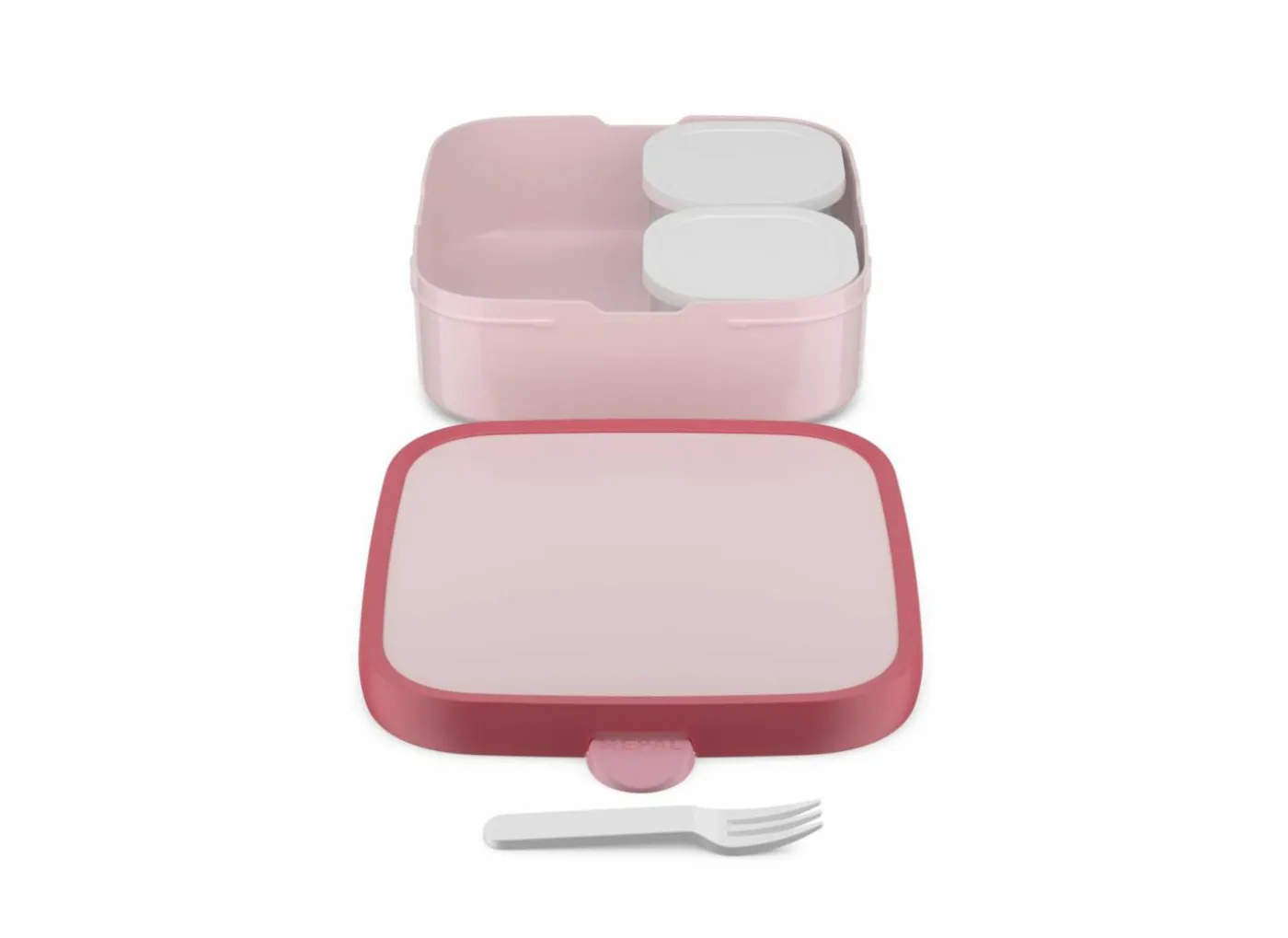 Lunchbox Bento groot Campus 1250ml - kunststof - cool pink