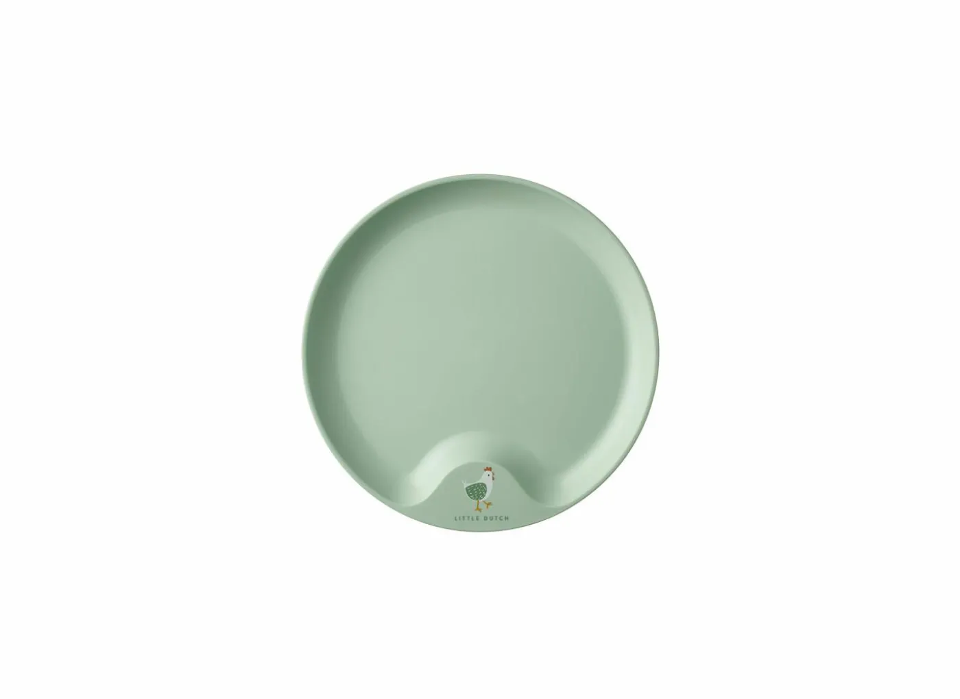 Mio Kinderbord Ø22cm - kunststof - groen