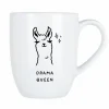 Mok Cosy Drama Queen 53cl - porselein - wit
