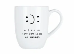 Mok Cosy It's all in how you look at things 53cl - porselein - wit