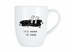 Mok Cosy It's warm in here 53cl - porselein - wit