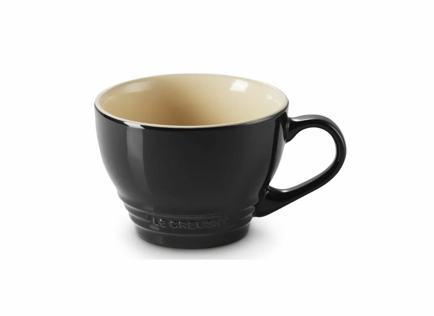 Mok Le Creuset 40cl - keramiek - ebbenzwart