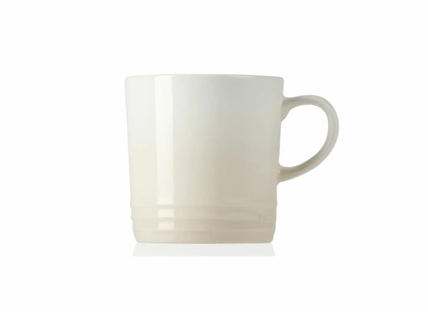 Mok Le Creuset 35cl - keramiek - meringue
