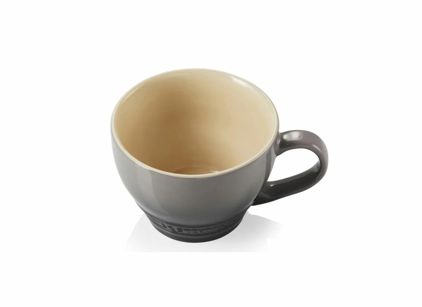 Mok Le Creuset 40cl - keramiek - grijs & zwart