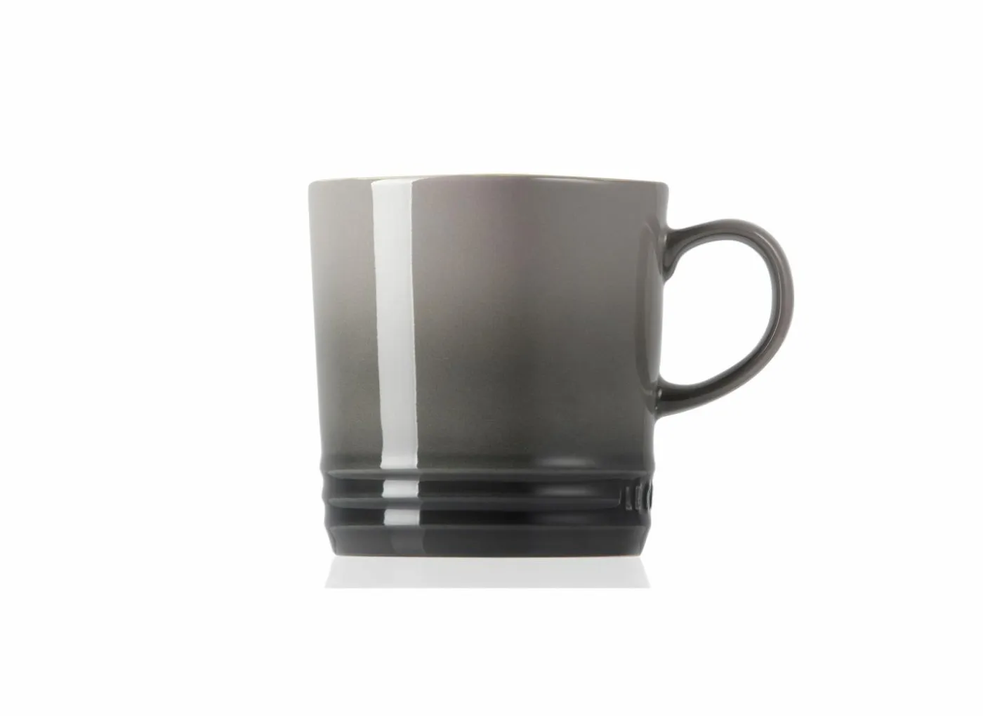 Mok Le Creuset 35cl - keramiek - grijs & zwart